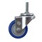 Service Caster 3 Inch SS Blue Polyurethane Wheel Swivel 10mm Threaded Stem Caster SCC SCC-SSTS20S314-PPUB-BLUE-M1015 - alternate 1