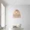 Jonathan Y Sofia 17.5" 1-Light Farmhouse Coastal Rattan 180" Cord Plug-In or Hardwired LED Pendant, Brown JYL1400A - alternate 11
