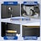 Wrightmaster Adjustable&Movable Tool Cabinets with 2 Keys, 2 Doors, 1 Drawer ZoroP286301 - alternate 8