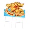 Signmission Deep Fried Potato Chips Die Cut Yard & Stake outdoor plastic window, 2436-Deep Fried Potato Chips C-DC-2436-DS-Deep Fried Potato Chips19 - alternate 1