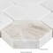 Msi Angora Hexagon Sample Honed Mosaic Marble Floor And Wall Tile ZOR-MD-0530-SAM - alternate 11
