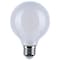 Satco 8W LED G25, 3000K-2000K Warm Dimming, Medium Base, White S12153 - alternate 1