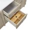 James Martin Vanities Vanity, without top, Whitewashed Oak, 71.88 in W x 23.5 in D,  424-V72-M-WWO - alternate 9