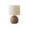Monarch Specialties Lighting, 15"h, Table Lamp, Brown Resin, Beige Shade, Contemporary, Modern I 9793 - alternate 1
