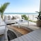 Homeroots 10' X 14' Khaki Black And Terra Cotta Abstract Washable Indoor Outdoor Area Rug 605830 - alternate 8