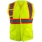 Reflective Apparel ANSI Type R Class 2 Women's Breakaway Vest with X-Back 540GX-LM-SM - alternate 1
