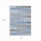 Homeroots 8' X 10' Denim Blue Gray And Ivory Floral Washable Indoor Outdoor Area Rug 617497 - alternate 7