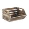 Homeroots 13" Natural Solid Wood Crate 487923 - alternate 6