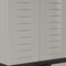 Homeroots 23in Black and Gray Plastic Accent Cabinet With Four Doors And One Drawer 668933 - alternate 4