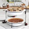 Gibson Gracious Dining 3 Piece 2 Tier Stoneware Pie Dish Server Set in White 134295.03R - alternate 7