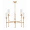 Z-Lite Esme Modern Gold 5 Light Chandelier 3047-5MGLD - alternate 5