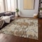 Homeroots 10' X 14' Copper Gold And Ivory Striped Washable Indoor Outdoor Area Rug 596667 - alternate 4