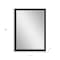 Homeroots 38" Black Solid Wood Framed Accent Mirror 632821 - alternate 3