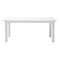 Homeroots 63" White Solid Wood Dining Table 518760 - alternate 1