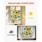 Vevor Stained Glass Tiffany Style Hanging Window Panel with Chain 20 x 20 Inches NC-SG07 - alternate 7