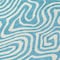 Homeroots 8' Teal Blue And Ivory Round Abstract Washable Indoor Outdoor Area Rug 599018 - alternate 7