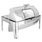 Megachef 9.5 Qt Oblong Roll Top Stainless Steel Professional Chafing Dish/Buffet Server with Window MG-432102 - alternate 7