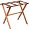 Homeroots Hotel Light Walnut Folding Luggage Rack With Four Straps 383074 - alternate 5