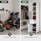 Basicwise White Tall Standing Bathroom Linen Tower Storage Cabinet for Bathroom and Vanity QI004021.WT - alternate 6