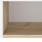 Homeroots 16in Light Oak And White Wall Mounted Cabinet With Three Shelves 478197 - alternate 5