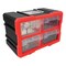 Performance Tool 4-Drawer Storage Bin, Interlocking, Transparent Drawers, Wall Mount W5911 - alternate 1