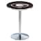 Holland Bar Stool Co 36" Chrome Georgia "G" Pub Table, 36" dia. Top L214C3636GA-G - alternate 1