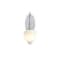 Vidalite Nimbus 1-Light Polished Nickle Wall Sconce Light with Snow White Glass Shades, Contemporary Style CE1013068 - alternate 1