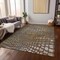 Homeroots 9' X 12' Copper Gold And Brown Abstract Washable Indoor Outdoor Area Rug 596816 - alternate 5