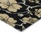 Homeroots 8' X 10' Black And Gold Floral Washable Indoor Outdoor Area Rug 599997 - alternate 7