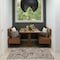 Homeroots 3' X 5' Brown And Ivory Palm Leaf Indoor Outdoor Area Rug 554901 - alternate 6