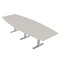 Skutchi Designs 12ft Conference Table With Power Unit | 12 Person Modular Boat Meeting Table | Harmony Series HAR-BOT-48X144-T-K458-NA - alternate 1