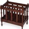 Homeroots 17" Brown Solid Wood Magazine Holder 389454 - alternate 7