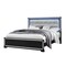 Global Furniture Usa Contemporary Glam Soleil Charcoal King Bed SOLEIL-CHARCOAL-KB - alternate 3