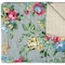 Homeroots 50" X 70" Pink Gray and Blue Kantha Cotton Floral Throw Blanket with Embroidery 328225 - alternate 7