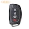 Aks Keys 2015 - 2017 Hyundai Sonata Flip Key Fob 4B FCC# TQ8-RKE-4F16 RC-HYUNDAI-20C - alternate 2