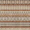Homeroots 5' X 8' Chocolate And Taupe Quatrefoil Washable Indoor Outdoor Area Rug 583217 - alternate 6