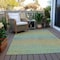 Homeroots 5' X 8' Blue Striped Washable Indoor Outdoor Area Rug 608796 - alternate 9