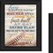 Homeroots Set Of Two Baseball 1 Black Framed Print Wall Art, 2PK 405657 - alternate 3
