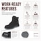 Handpoint Mens 6 in Composite Toe Work Boots-EH Safety Boots, KEVLAR Puncture Resistant Midsole, Black, 7 81N01BK-EE-7 - alternate 7