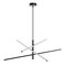 Afx Knoll - LED Pendant - 48in - Black KNOP48LAJUDBK - alternate 1