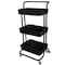 Organize It All 3 Tier Rolling Basket Cart in Black 15260-BLACK - alternate 3