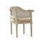 Homeroots 24" Beige Linen Arm Chair 533997 - alternate 6