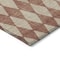 Homeroots 5' X 8' Orange And Copper Geometric Washable Indoor Outdoor Area Rug 577080 - alternate 7