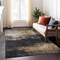 Homeroots 9' X 12' Charcoal Tan And Beige Abstract Washable Indoor Outdoor Area Rug 606096 - alternate 6