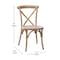 Flash Furniture Advantage Medium With White Grain X-Back Chair, PK2 X-BACK-MEDWHT-2 - alternate 7