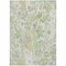 Homeroots 5' X 8' Artichoke Green Lavender And Beige Floral Washable Indoor Outdoor Area Rug 611181 - alternate 5