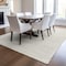 Homeroots 8' X 10' Ivory And Beige Geometric Washable Indoor Outdoor Area Rug 596941 - alternate 6
