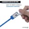 Kable Kontrol Write On Zip Tie Tags, 6in L, 40 Lbs Strength, 1-3/8in x 5/8in Flag Size, 100Pcs, Blue, 100PK CTWO-NF-6-40-BL - alternate 4