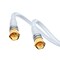 Maximm RG6 Coaxial Cable, White, 6 Foot) RG6-6FTSTRIAGHTWhite - alternate 6