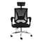 Elama Full Back Mesh Adjustable Office Chair with Headrest in Black ELM-F-919BKD - alternate 6